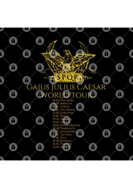 Gaius Julius Caesar World Tour Kupa Bardak