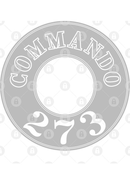 273 Commando - Engine Label (Ghost) Kupa Bardak