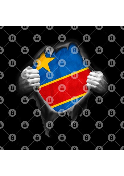 Congo Flag Congolese Roots Dna Pride Gift Kupa Bardak
