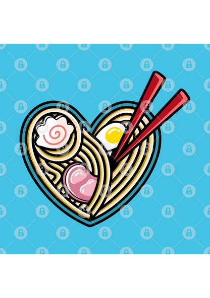 Love Ramen Kupa Bardak