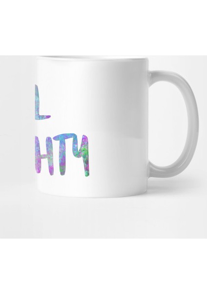 Girl Almighty - Bright Colorful Kupa Bardak
