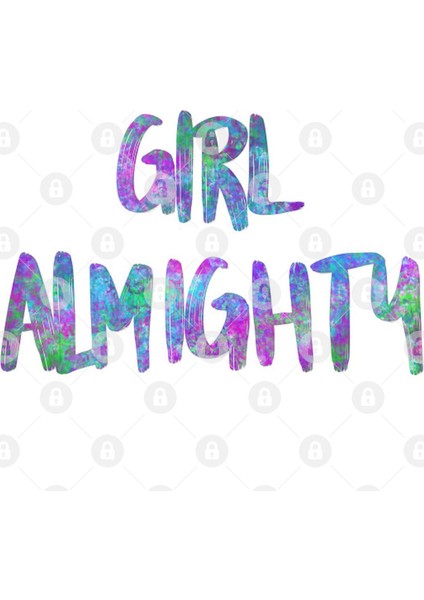 Girl Almighty - Bright Colorful Kupa Bardak