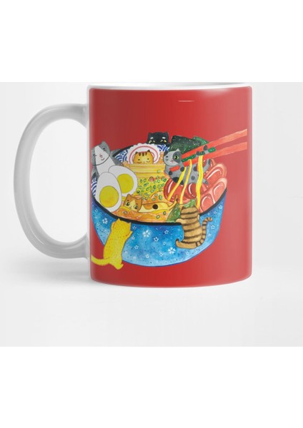 Cat Ramen Kupa Bardak