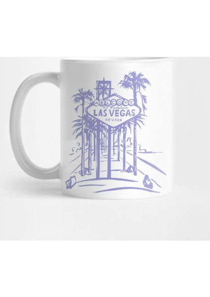 Las Vegas Strip Retro Famous Sign Nevada Souvenir Kupa Bardak