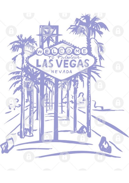 Las Vegas Strip Retro Famous Sign Nevada Souvenir Kupa Bardak