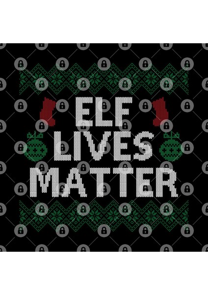 Elf Lives Matter Dark Kupa Bardak