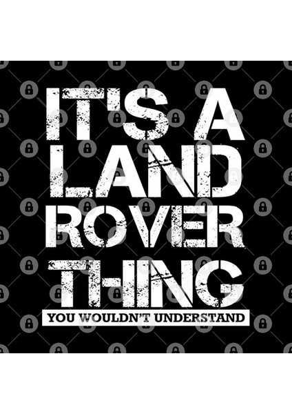 Its A Land Rover Thing Kupa Bardak