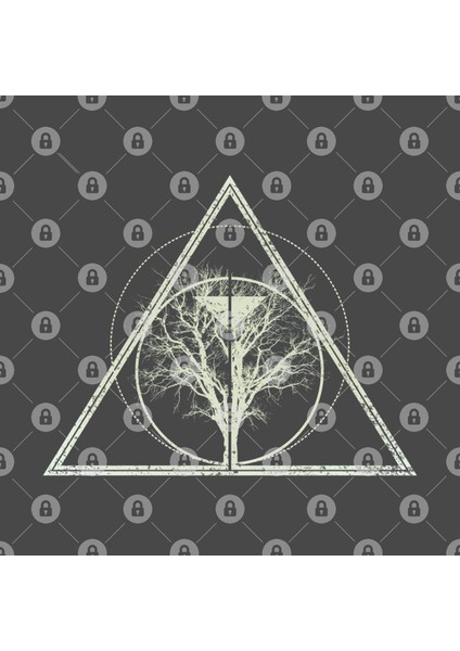 Tree Of Life / Knowledge | Bodhi Tree | Geometric Design Kupa Bardak