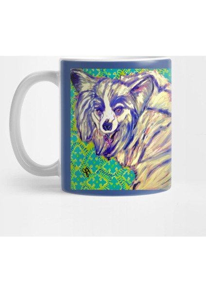 Papillon Dog Kupa Bardak