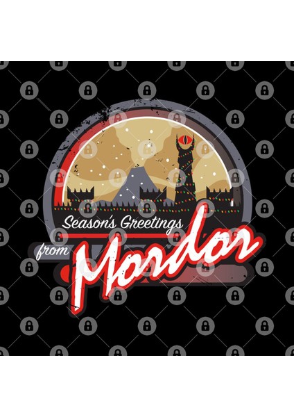 Christmas İn Mordor Kupa Bardak