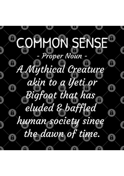 Common Sense Funny Quote Kupa Bardak