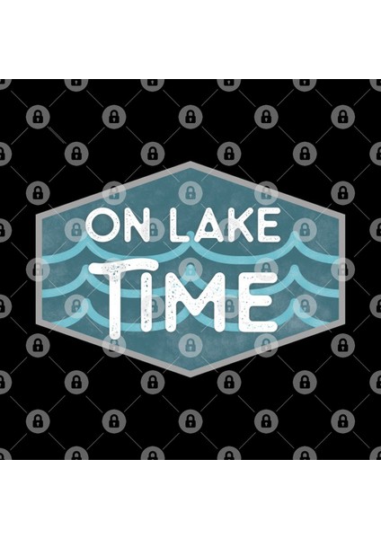 On Lake Time Boating Fisherman Lake Life Kupa Bardak