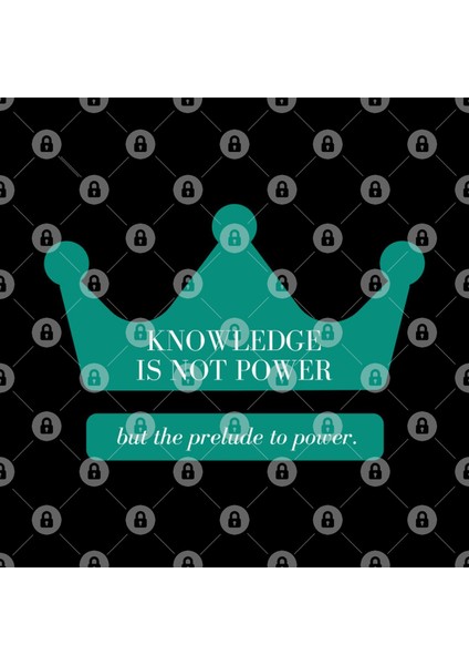 Knowledge Is Not Power Kupa Bardak