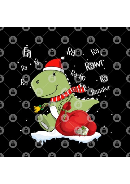 Fa Ra Ra Ra Rawr Tree Rex - Funny Xmas Gift Kupa Bardak