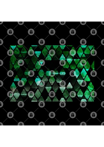 Abstract Rhombuses - Jungle Version Kupa Bardak