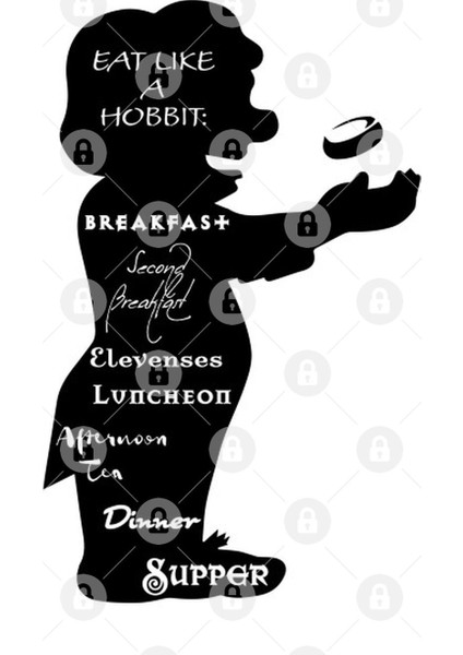 Eat Like A Hobbit Kupa Bardak
