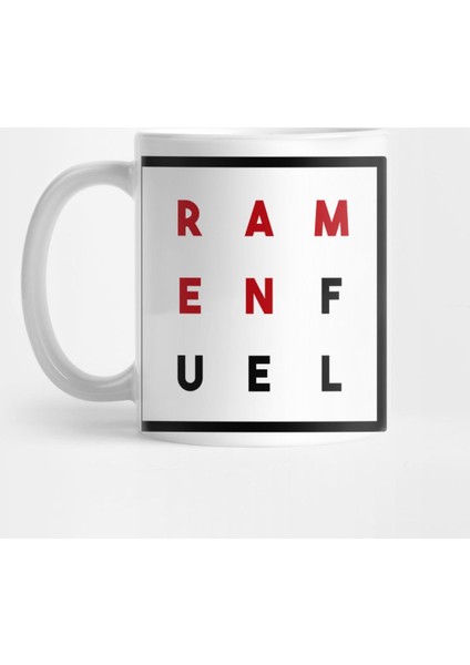 Ramen Fuel Square Kupa Bardak