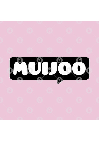 Muijoo-Logo, Musta-Valkoinen Kupa Bardak