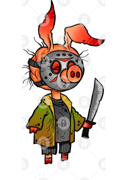 Piglet Voorhees Kupa Bardak