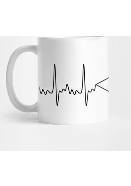 Origami Master Pilot Heartbeat Pulse Ecg Gift For Origami Lovers Kupa Bardak