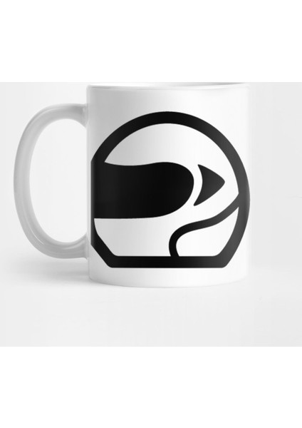 Motor Speed Racing Helmet Icon Kupa Bardak