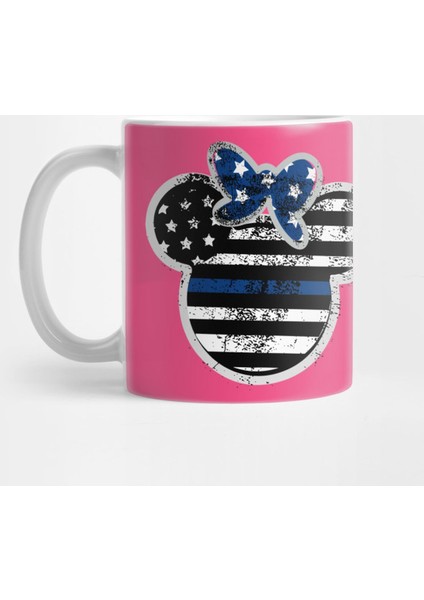 Thin Blue Line Minnie Kupa Bardak