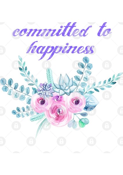 Committed To Happiness Kupa Bardak