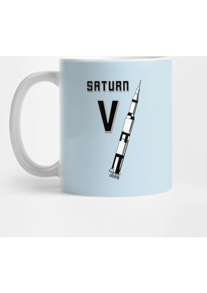 Saturn V Apollo Nasa Rocket Kupa Bardak