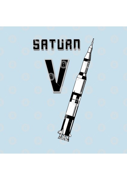 Saturn V Apollo Nasa Rocket Kupa Bardak