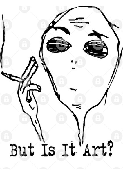 But Is It Art Alien Believe Sarcastic Art Ufo Tee Gift Kupa Bardak