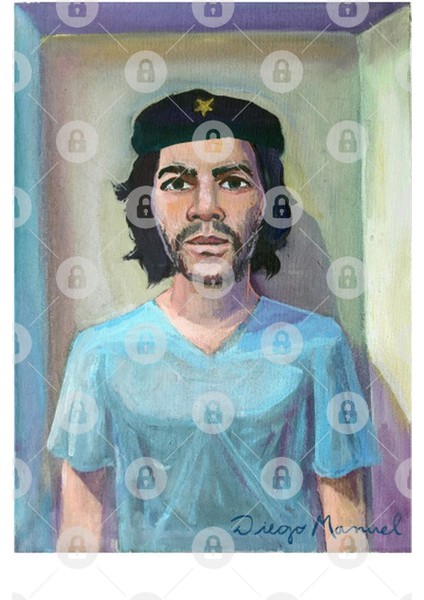 Che Guevara Portrait Kupa Bardak