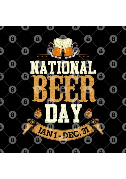 Funny National Beer Day Jan 1 - Dec 31 All Year Kupa Bardak