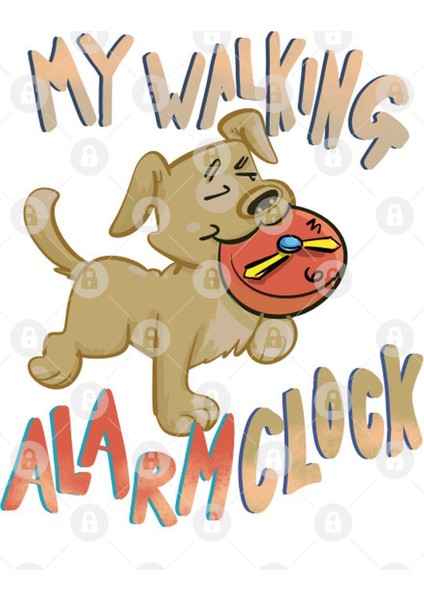 My Walking Alarm Clock Funny Dog Kupa Bardak