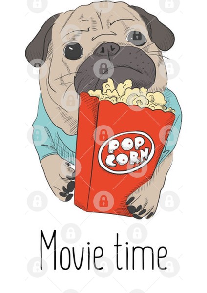 Pug İn Cinema Kupa Bardak
