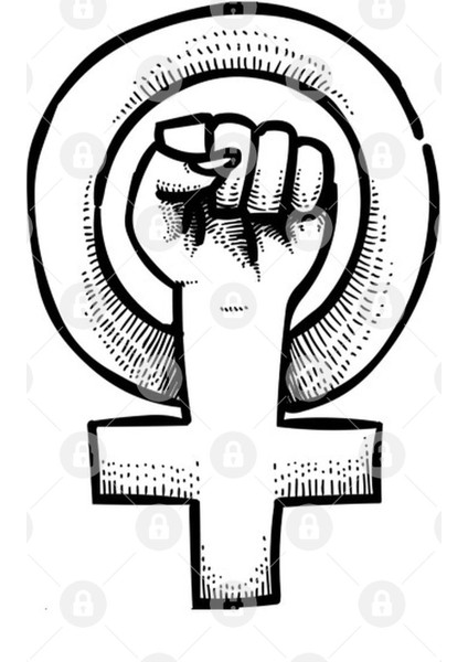 Feminism Symbols Art Kupa Bardak