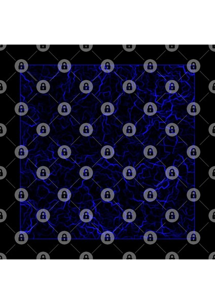 Dark Blue Electrical Streak Pattern Kupa Bardak