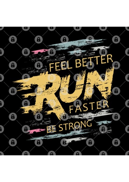 Feel Better Run Faster Be Strong Kupa Bardak