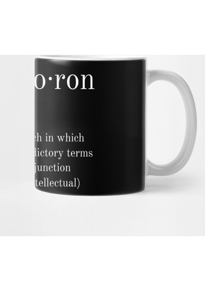 Oxymoron Funny Conservative Anti Sjw Anti Socialism Kupa Bardak