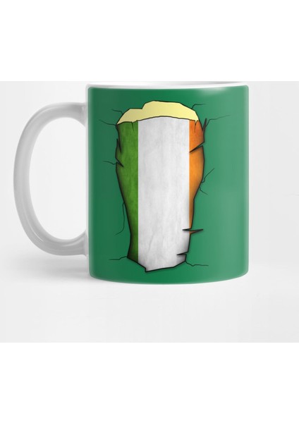 Irish Pint Glass Flag Kupa Bardak