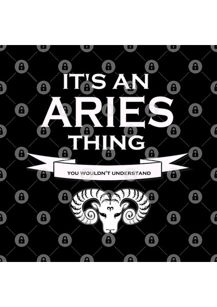 Its An Arıes Thing. You Wouldnt Understand. Zodi Kupa Bardak