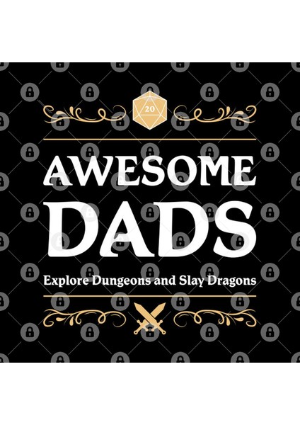 Awesome Dads D20 Dice Dungeons And Dragons Slayer For Gamers Kupa Bardak