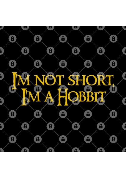 I'M Not Short, I'M A Hobbıt Kupa Bardak