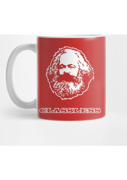 Karl Marx Goes Classless Fun Marxist Socialist Communistfor Philosophers Marxists And Economist Kupa Bardak