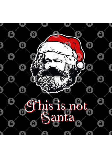 Karl Marx This Is Not Santa Ugly Christmas Sweater For Marxists Commies Leftists Philosophers A Kupa Bardak