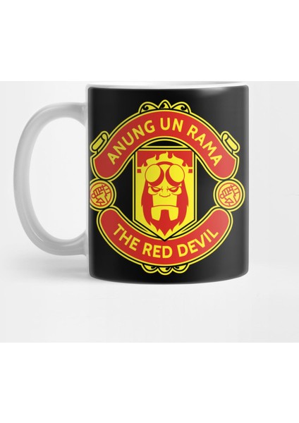 The Red Devil Logo Kupa Bardak