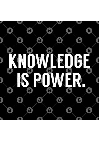 Knowledge Is Power Kupa Bardak