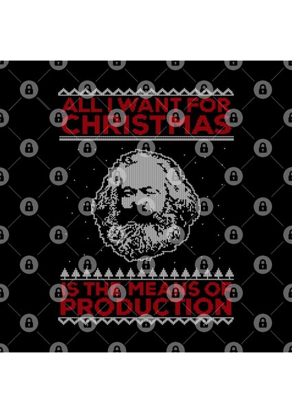 Karl Marx Ugly Christmas Sweater All I Want For Christmas Is The Menas Of Production Hilarious Kupa Bardak