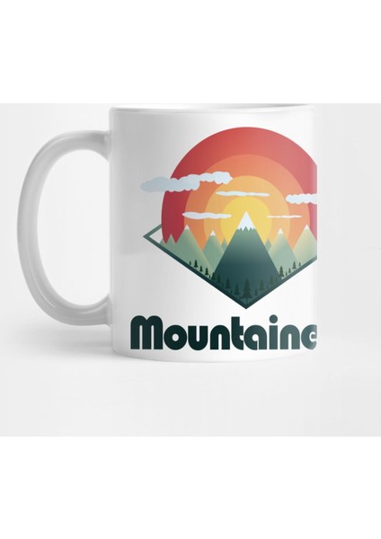 The Mountains Are Calling And İ Must Go Nature Sunset Outdoor Hiking Snowboard Mtb Skiing Gift Kupa Bardak