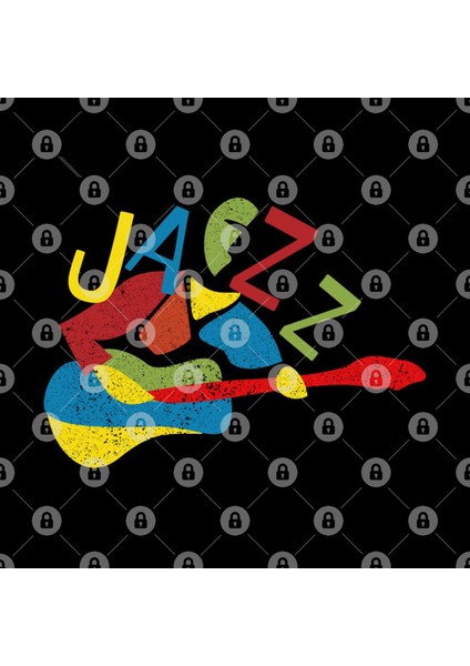 Abstract Style Jazz Guitarist Kupa Bardak