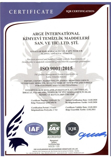 Evcil Hayvan Günlük Hijyenik Mendil (15’li) modelleri